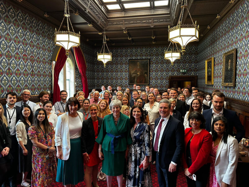 Cross-party MPs at the More in Commons reception