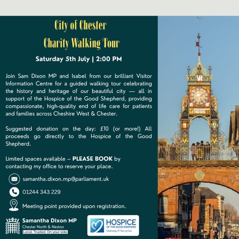 Walking tour poster