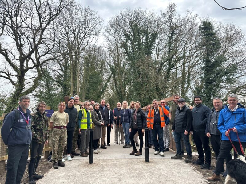bridge opening group photo